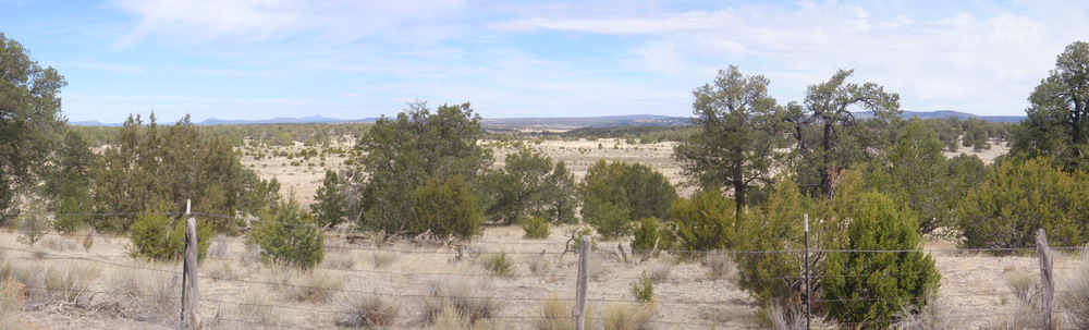 View to the NE on the GDMBR, about 2 miles (3 k) south of Pie Town, NM.